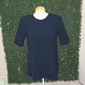 Zara tunic style shirt, size small, navy blue
